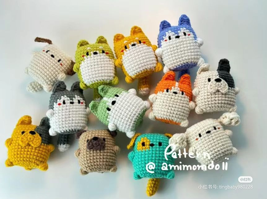 Crochet Pattern: Cute Dog Puppy Series Amigurumi Tutorial