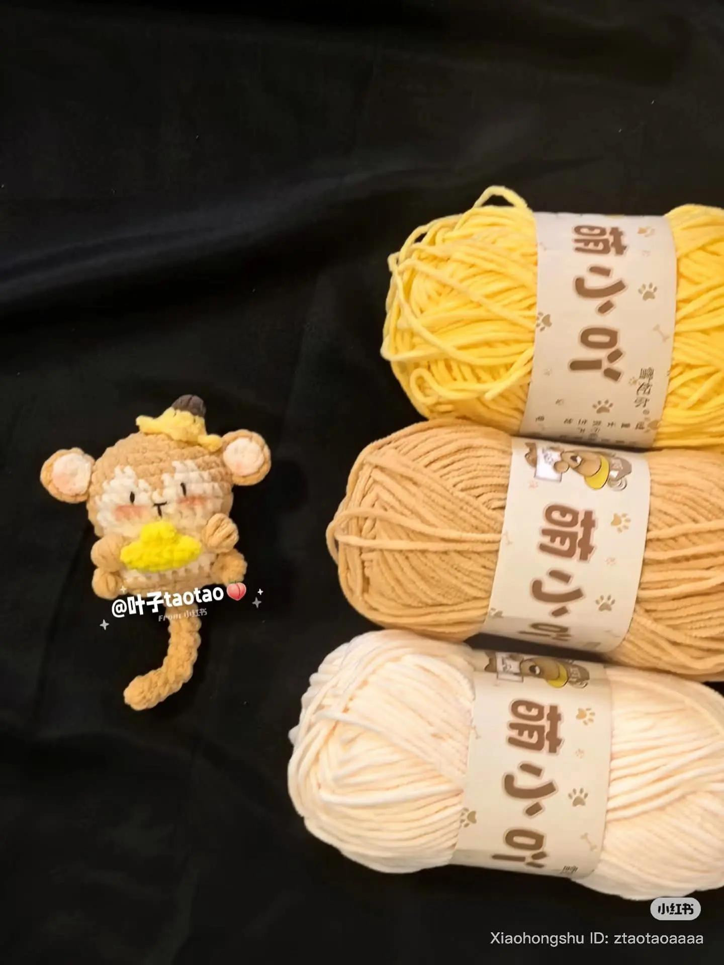 Crochet Pattern: Cute Monkey Holding Gold Ingot