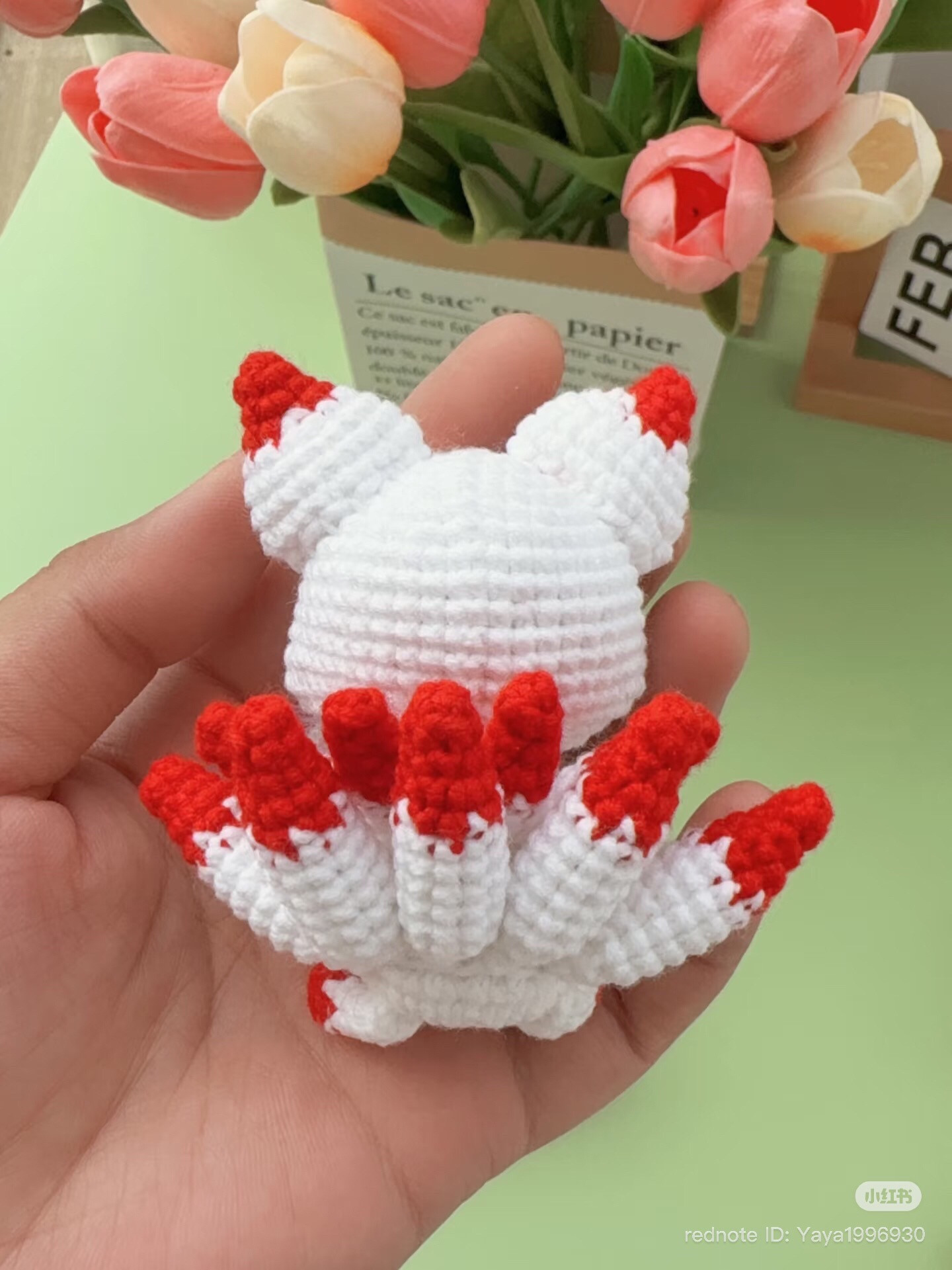 Crochet Pattern: Cute Nine-Tailed Fox Amigurumi