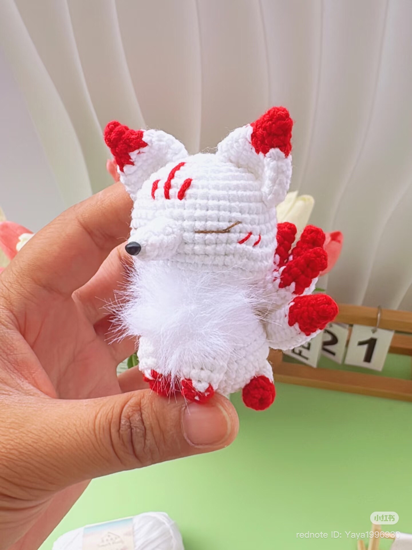 Crochet Pattern: Cute Nine-Tailed Fox Amigurumi