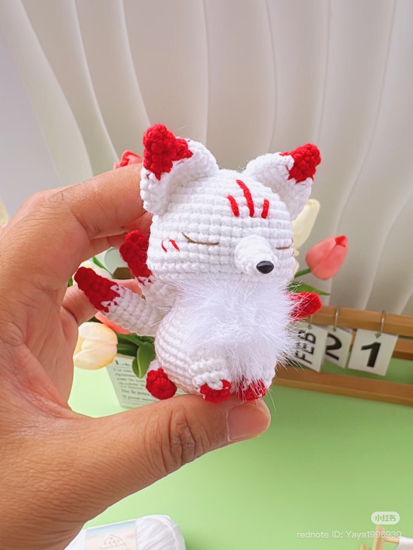 Crochet Pattern: Cute Nine-Tailed Fox Amigurumi