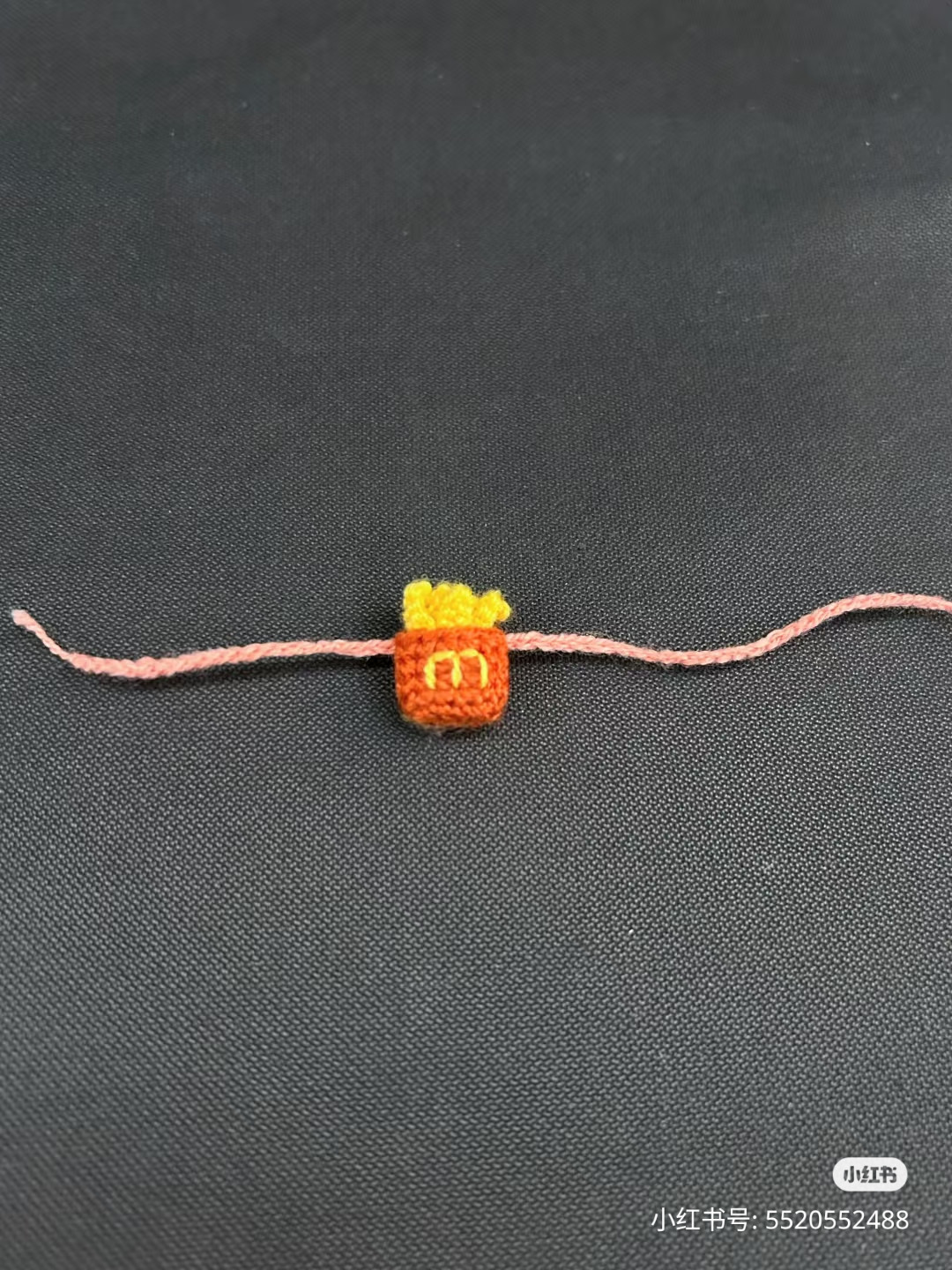 Crochet Pattern: Cute Runny Nose Pig with French Fries Bag