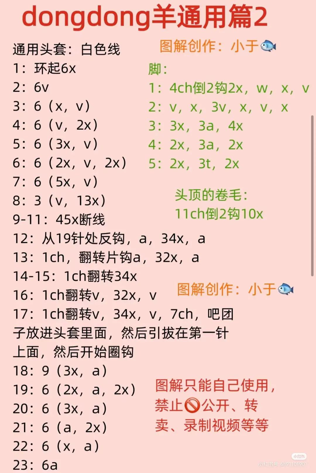 Crochet Pattern: Dongdong Sheep Amigurumi Tutorial