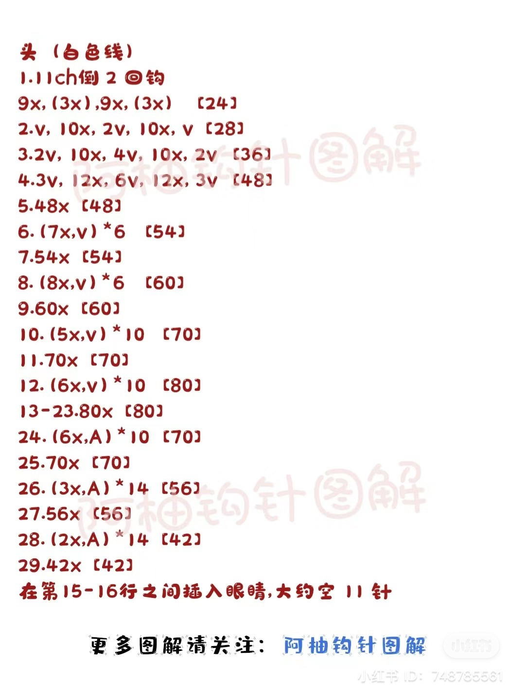 Crochet Pattern for Black-Clothed Cat Amigurumi Doll