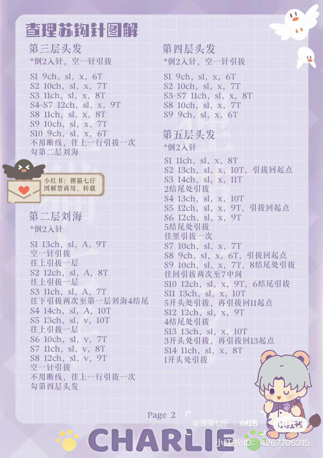 Crochet Pattern for Charlie Su Lion Boy Doll with Grey Hair