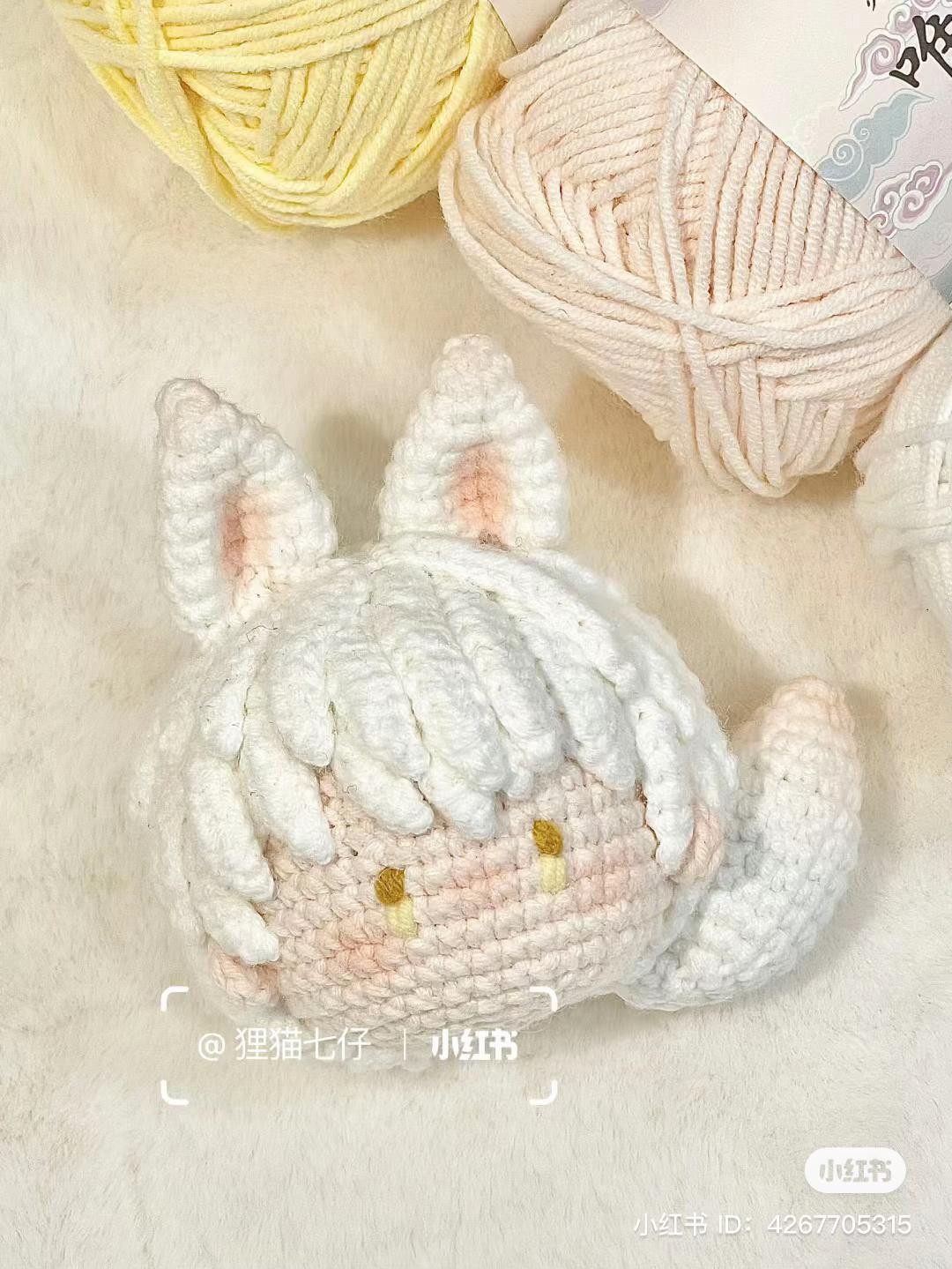 Crochet Pattern for Charlie Su Lion Boy Doll with Grey Hair