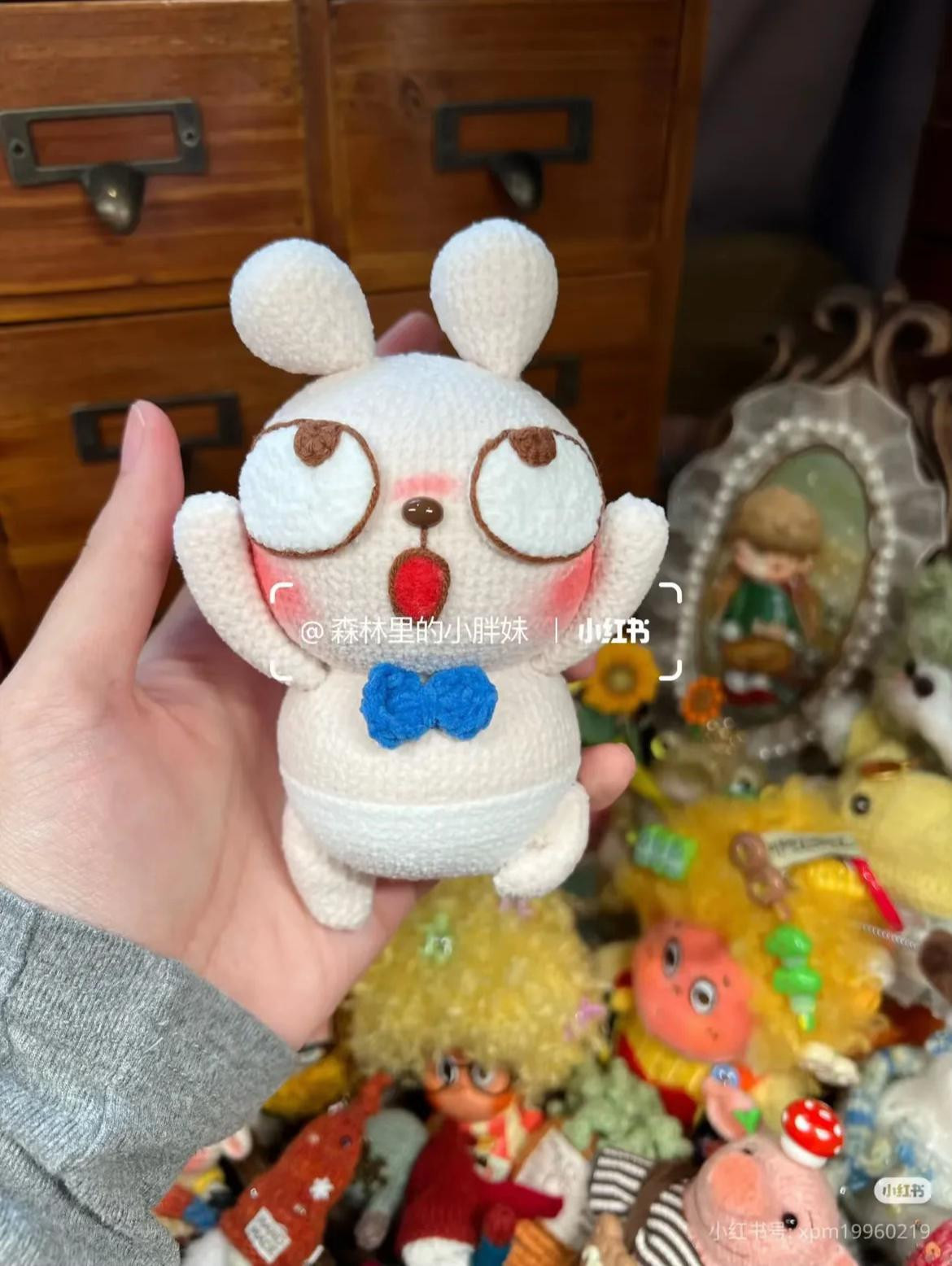 Crochet Pattern for Cold Rabbit Amigurumi Doll
