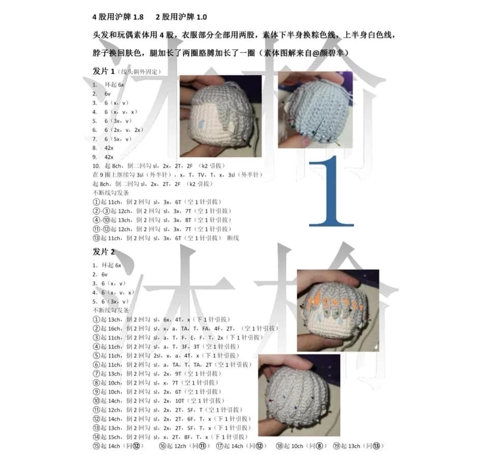 Crochet Pattern for Cute Amigurumi Boy with Purple Vest