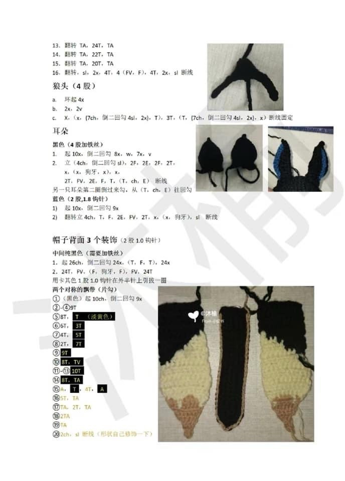 Crochet Pattern for Cute Amigurumi Boy with Purple Vest