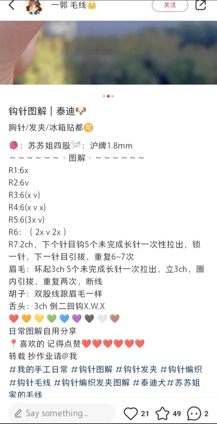 Crochet Pattern for Cute Animal Mushroom Keychains: Green and Pink Versions with Detailed Instructions