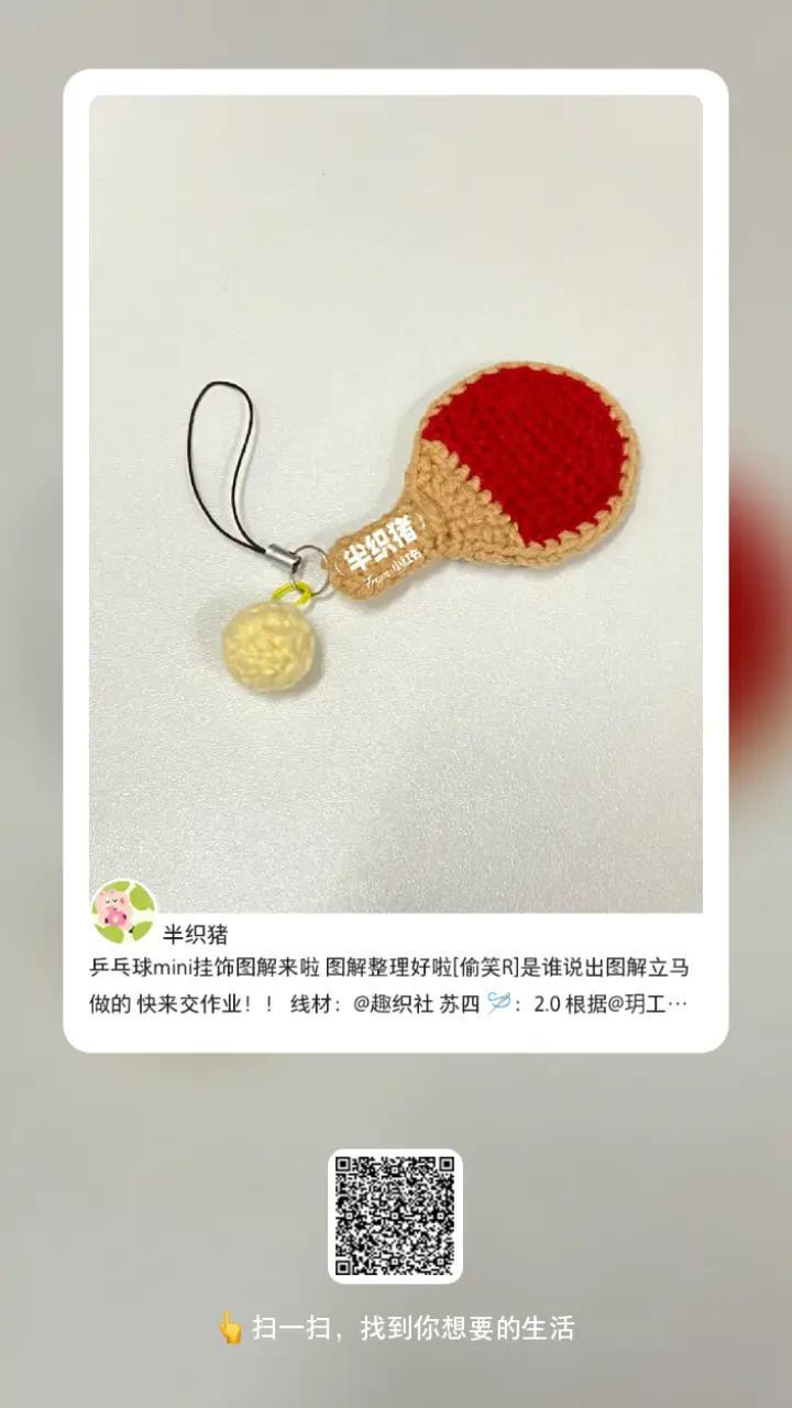 Crochet Pattern for Cute Animal Mushroom Keychains: Green and Pink Versions with Detailed Instructions