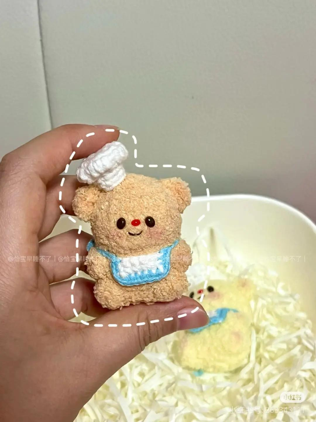 Crochet Pattern for Cute Chef Butter Bears