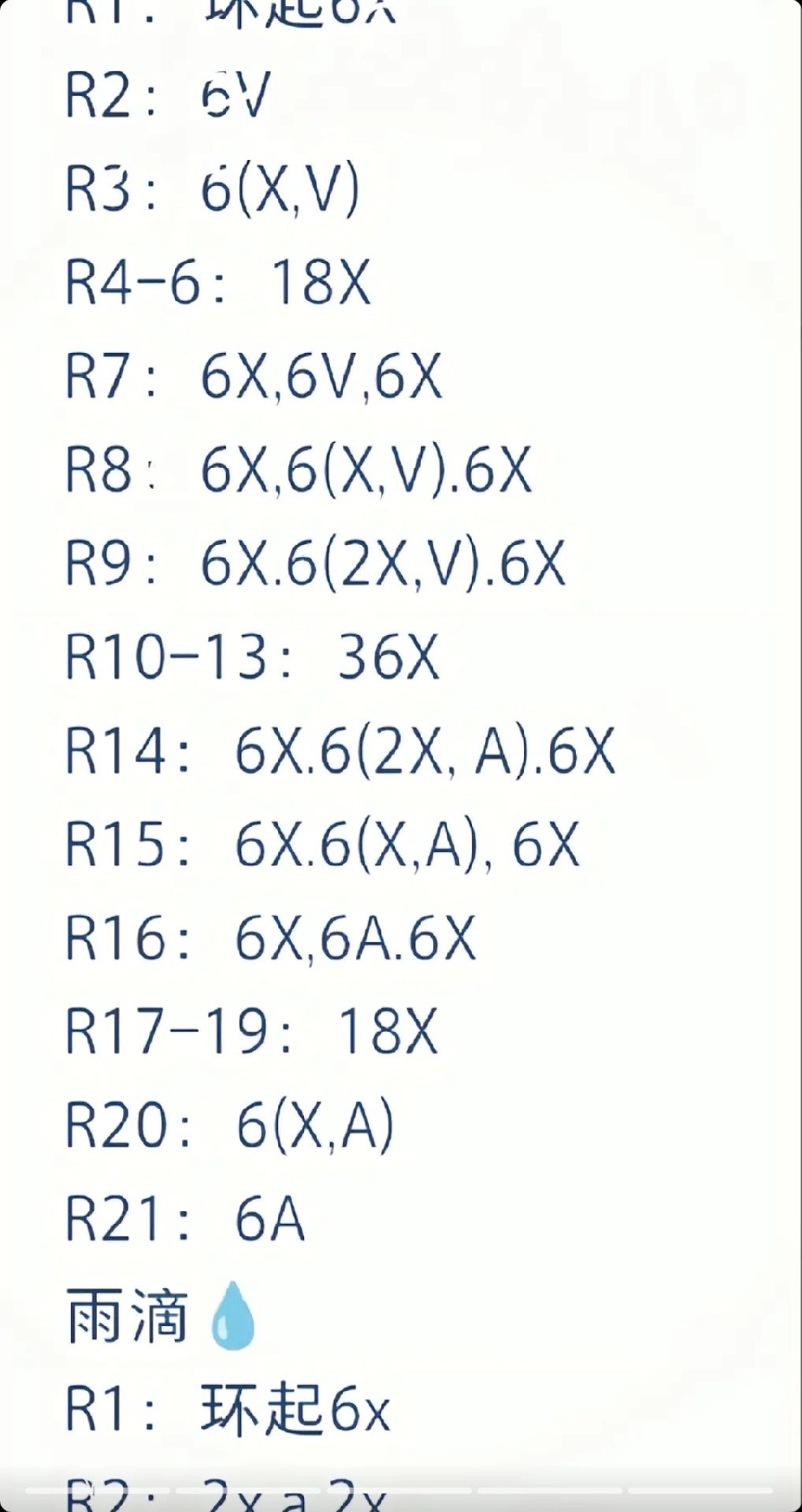 Crochet Pattern for Cute Cloud Amigurumi Keychain
