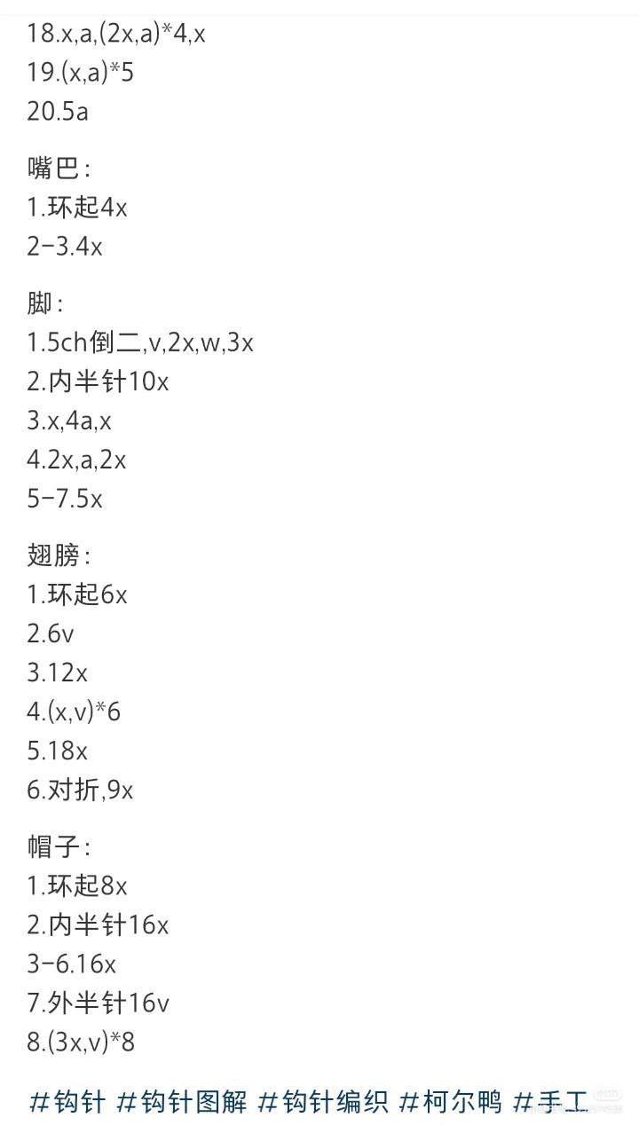 Crochet Pattern for Cute Mallard Duck Keychain