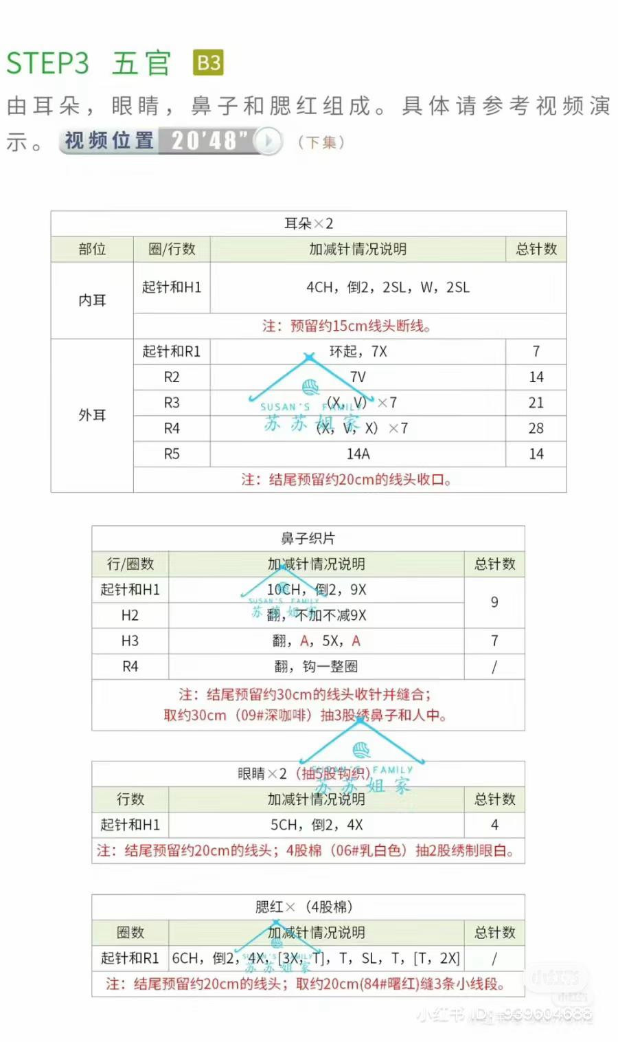 Crochet Pattern for Cute Panda and Bear Backpacks with Detailed Instructions