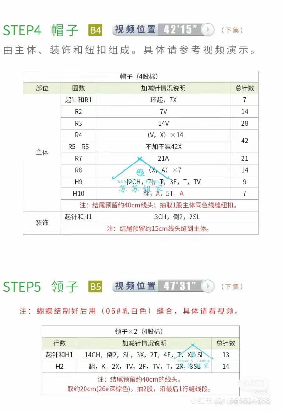 Crochet Pattern for Cute Panda and Bear Backpacks with Detailed Instructions