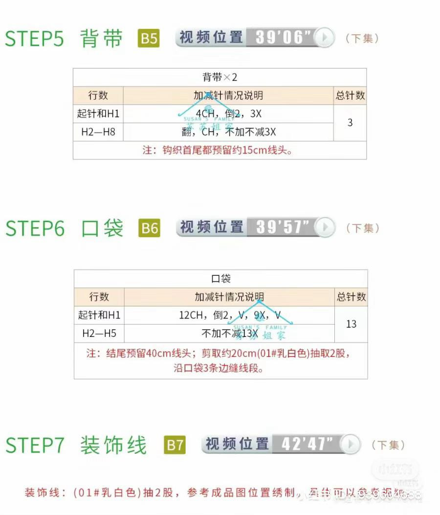 Crochet Pattern for Cute Panda and Bear Backpacks with Detailed Instructions