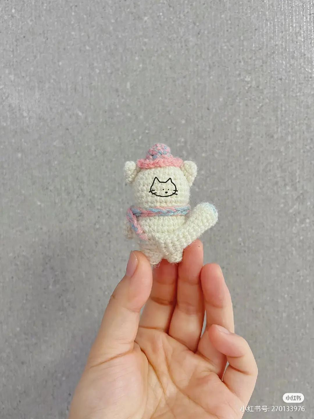 Crochet Pattern for Cute Purple Unicorn Amigurumi Doll with White Body and Blue Eyes