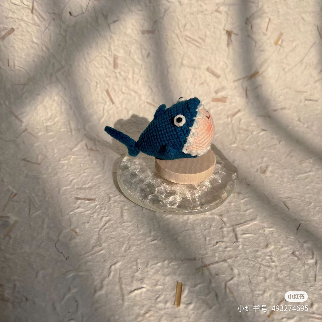 Crochet Pattern for Cute Shark Amigurumi Doll