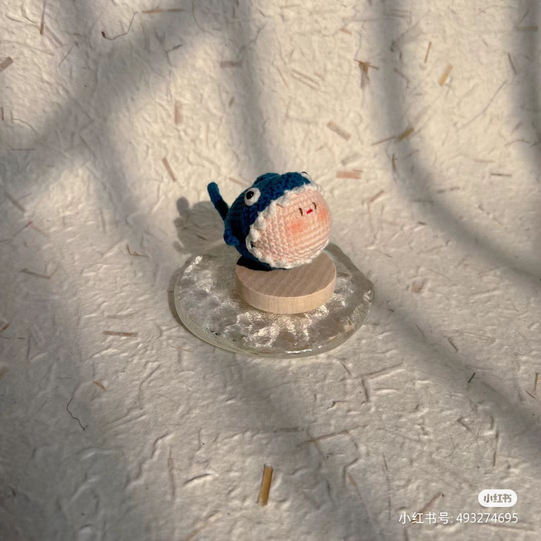 Crochet Pattern for Cute Shark Amigurumi Doll