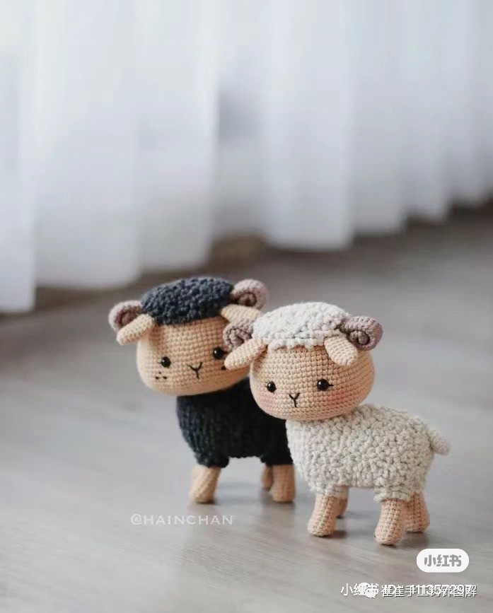 Crochet Pattern for Cute Sheep Amigurumi Dolls