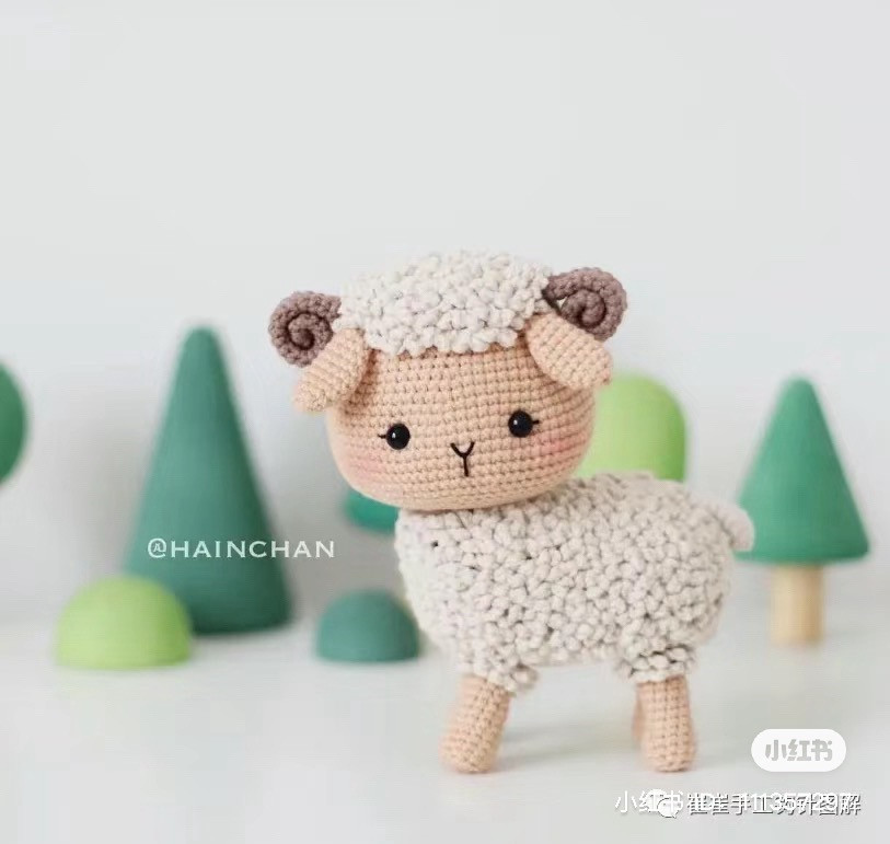 Crochet Pattern for Cute Sheep Amigurumi Dolls