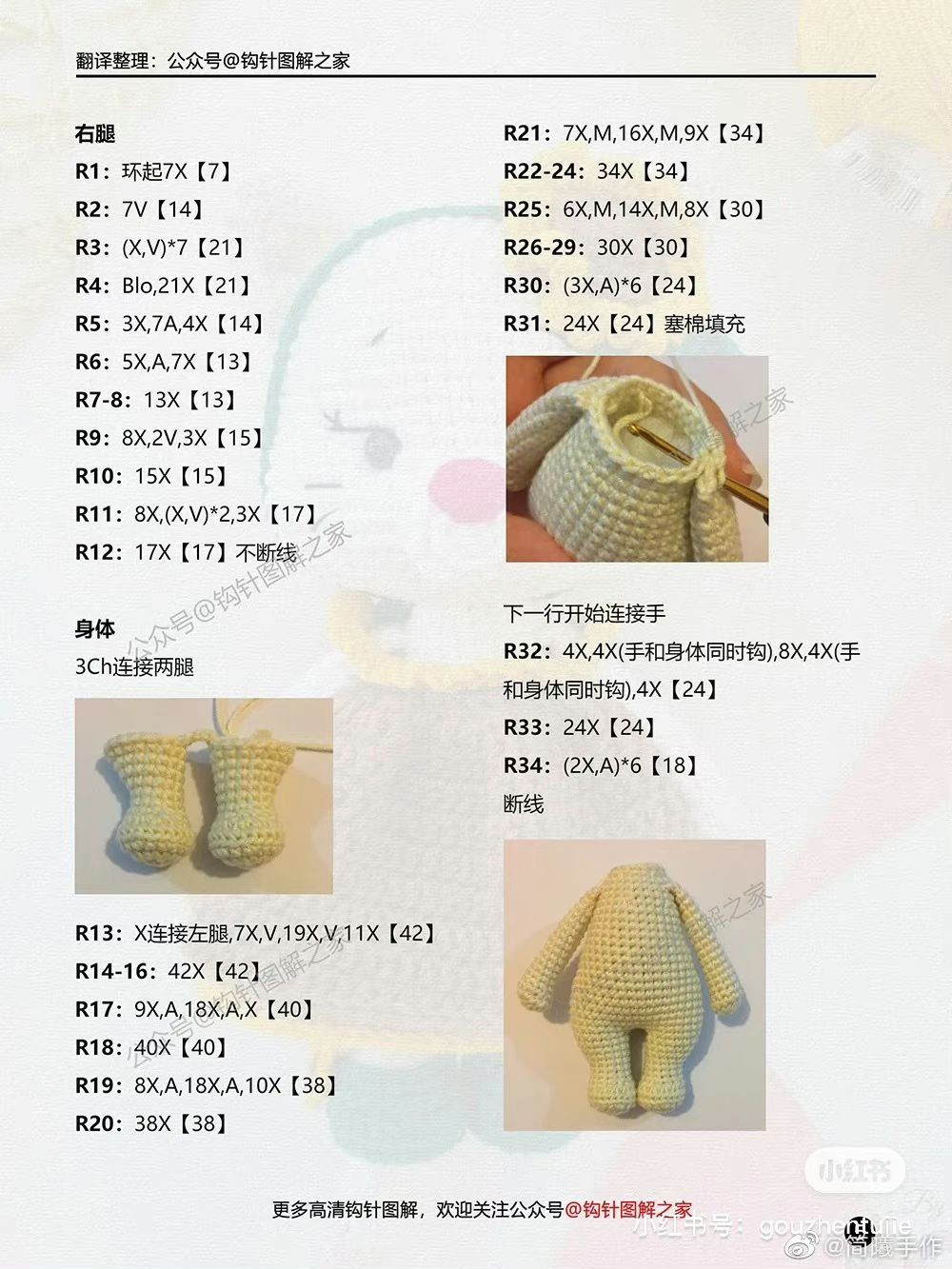 Crochet Pattern for Cute Sunflower Cat Amigurumi Doll