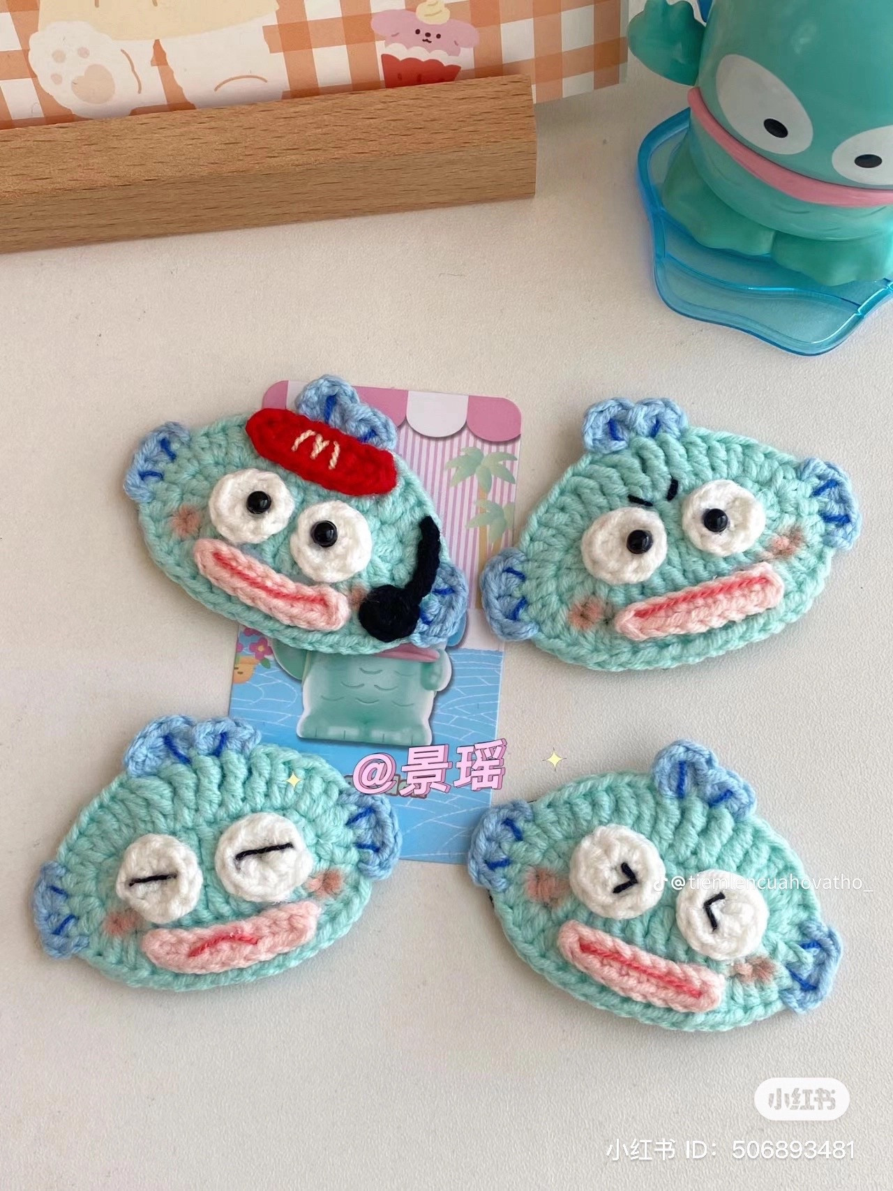 Crochet Pattern for Cute Ugly Fish Hair Clip with Detailed Instructions