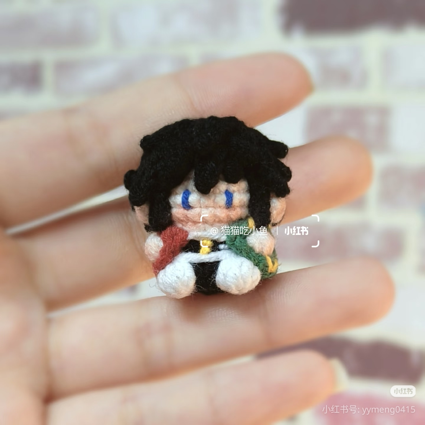 Crochet Pattern for Demon Slayer Giyu Tomioka Amigurumi Doll