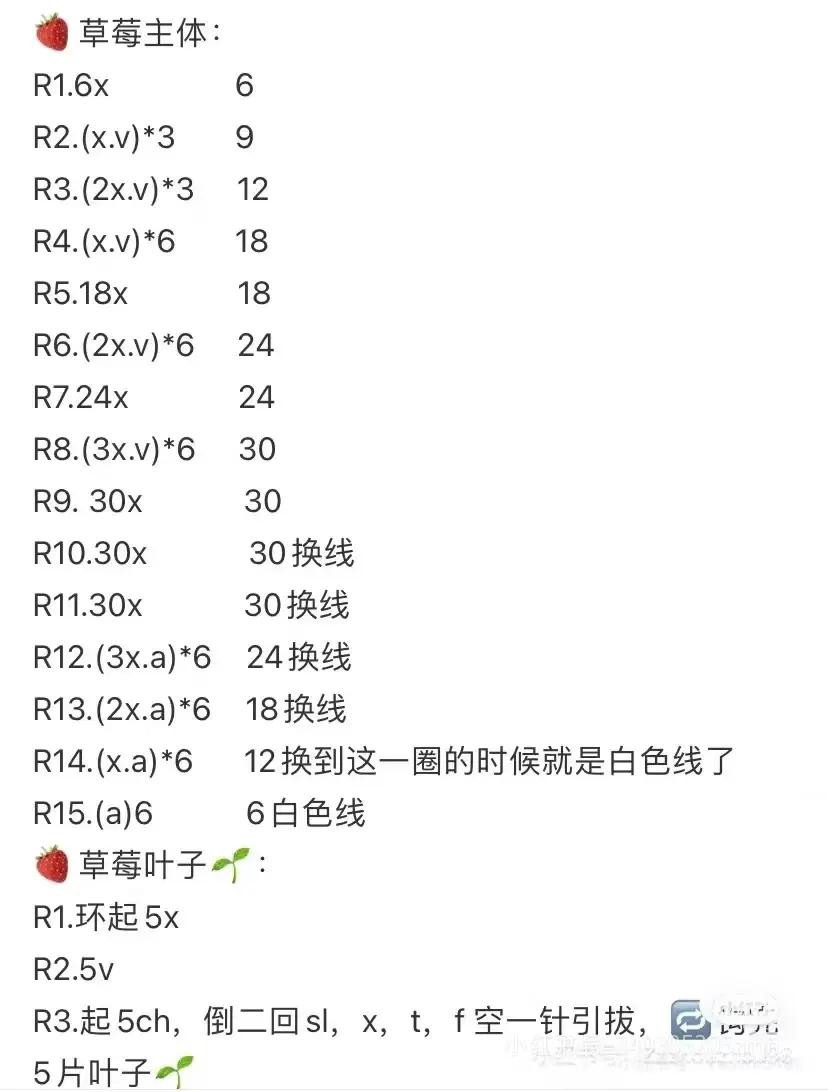 Crochet Pattern for Droopy Eared Carrot Rabbit Keychain with Strawberry Charm