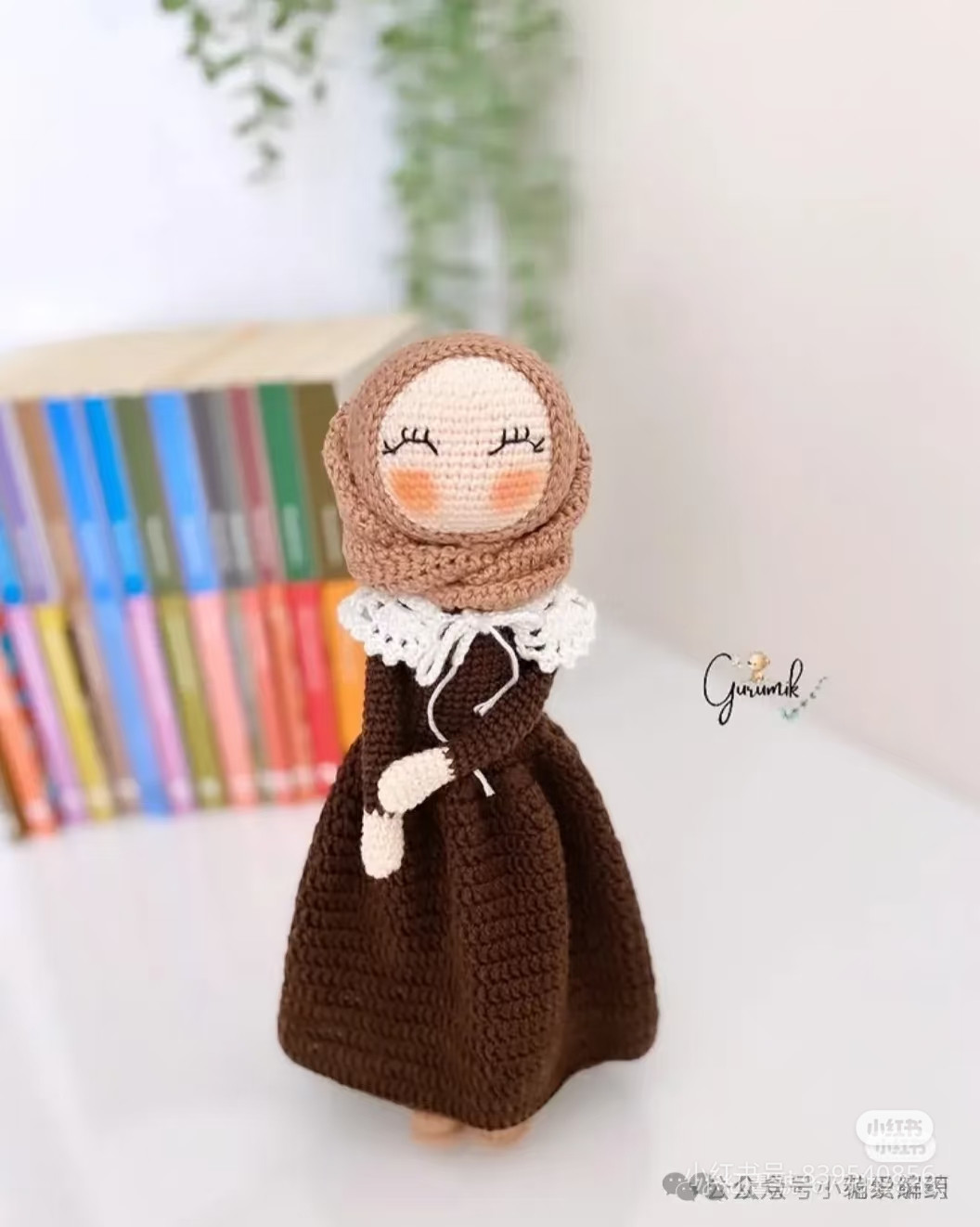 Crochet Pattern for Elif Girl Amigurumi Doll