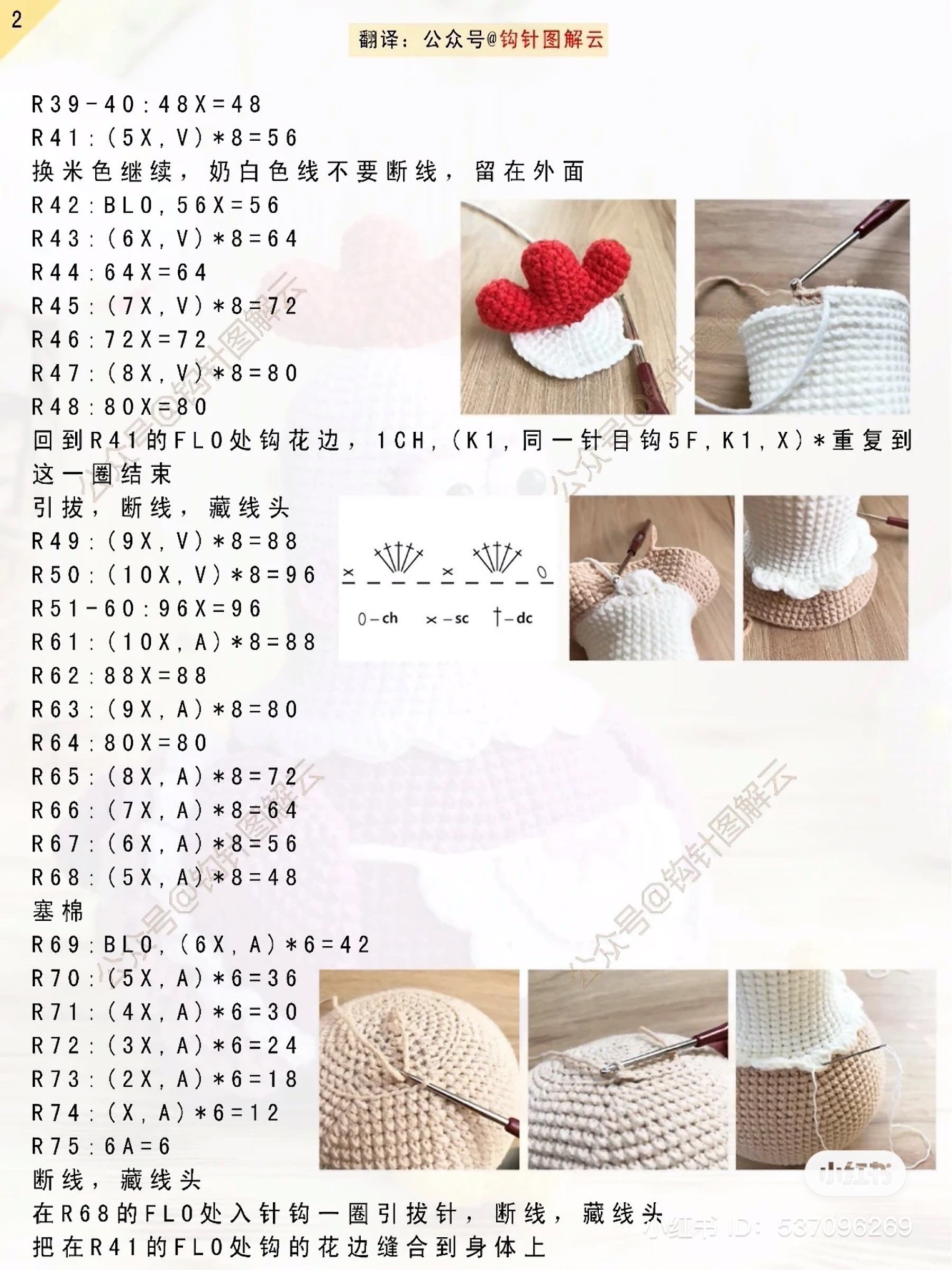 Crochet Pattern for Feona the Hen Amigurumi Doll