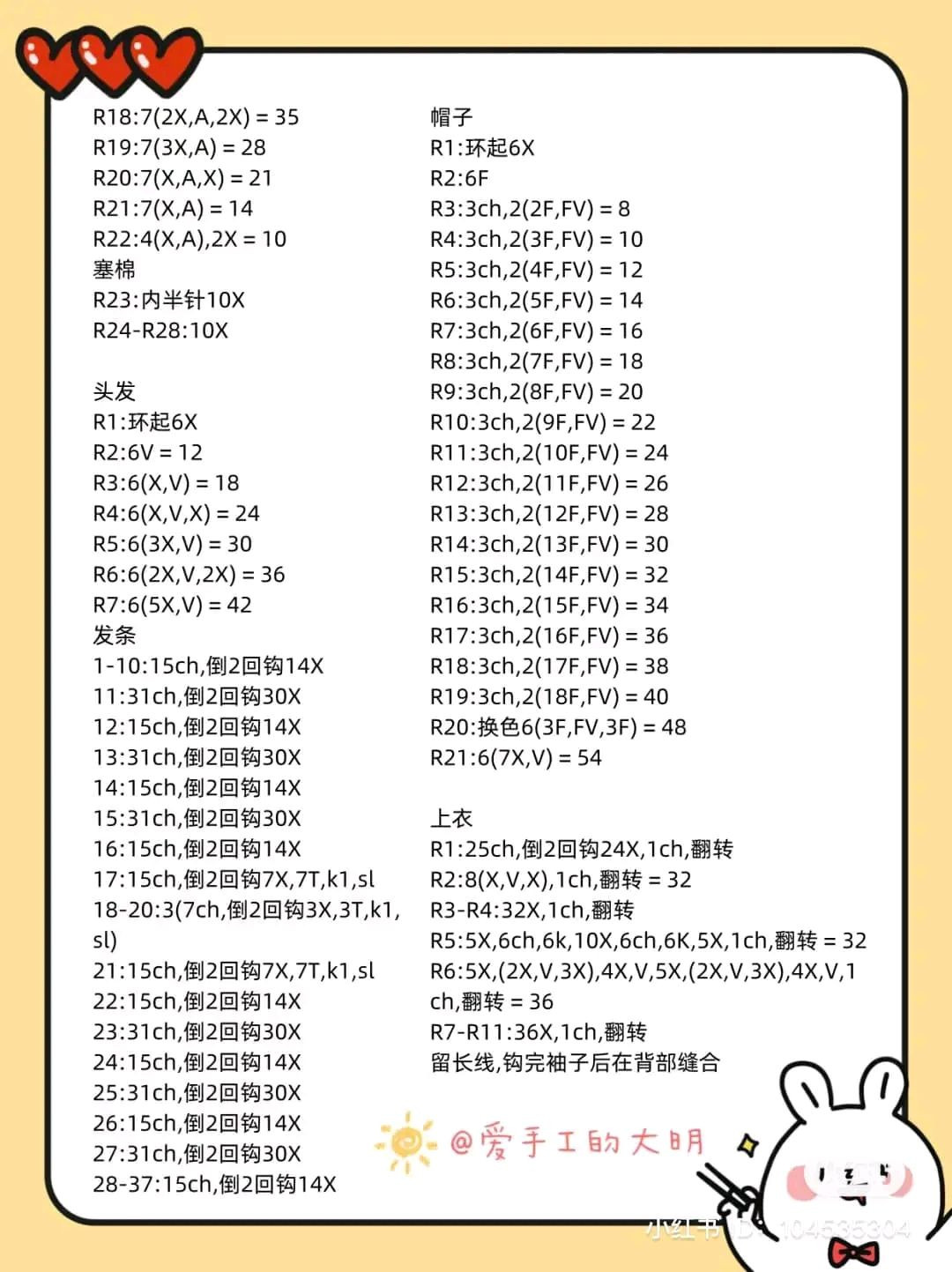 Crochet Pattern for Green Outfit Amigurumi Doll with Strawberry and Flowers