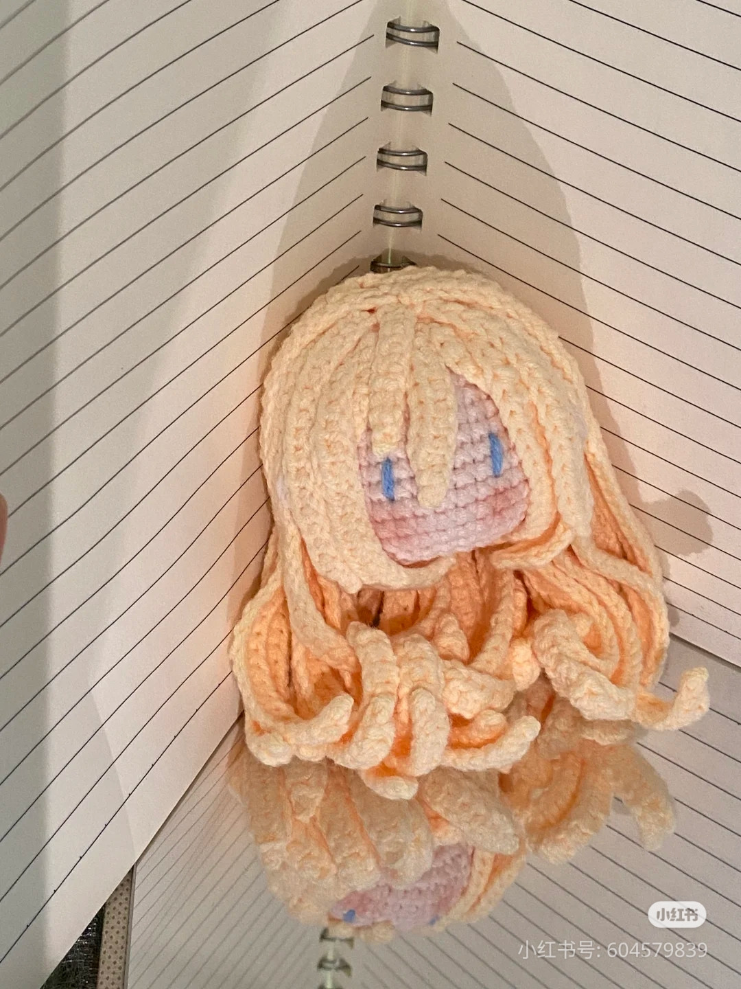 Crochet pattern for Historia doll head and hair