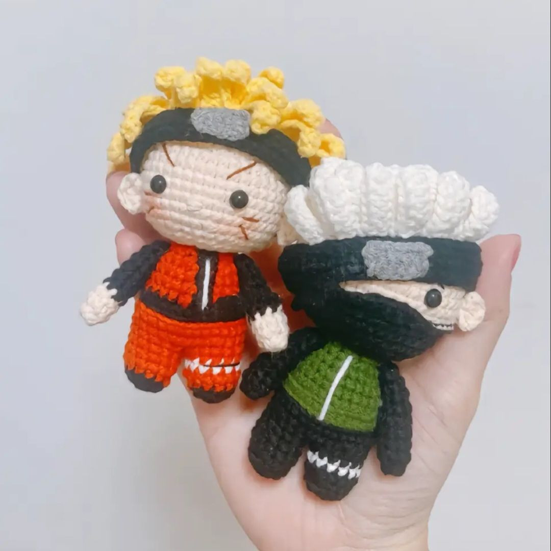 Crochet Pattern for Kakashi Hatake from Naruto