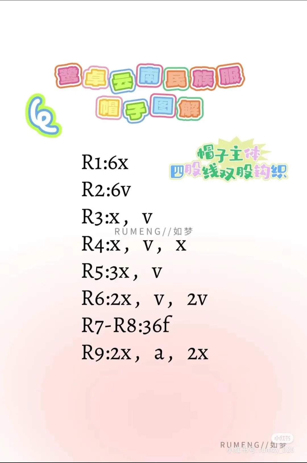 Crochet Pattern for Little Red Riding Hood Doll with Beret