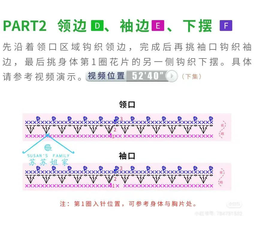 Crochet Pattern for Liuyun Patchwork Pullover Vest with Detailed Assembly Chart and Border Instructions