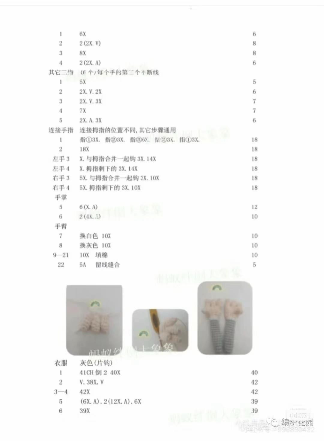 Crochet Pattern for Mr. Bean Amigurumi Doll with Teddy