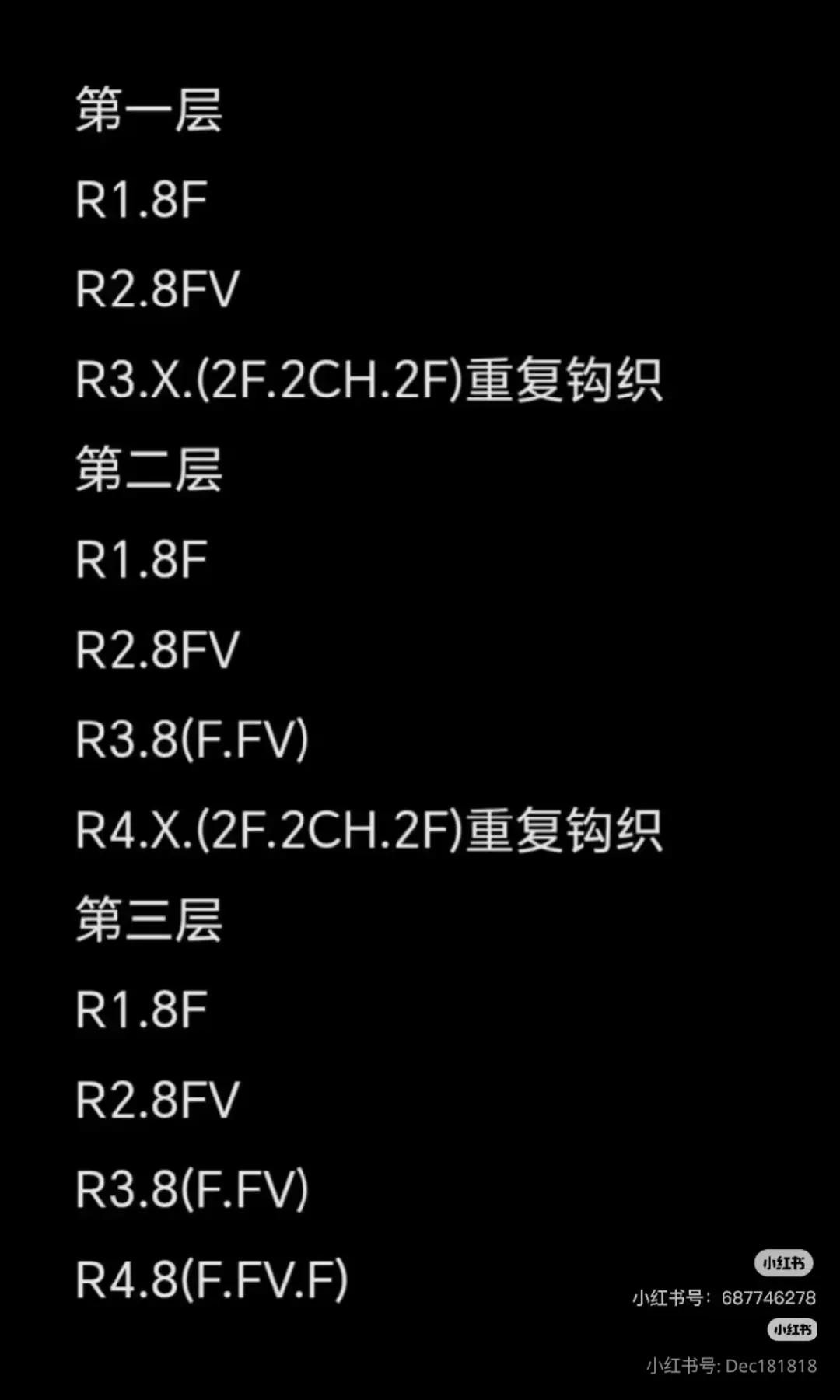 Crochet Pattern for Pastel Christmas Tree Ornament