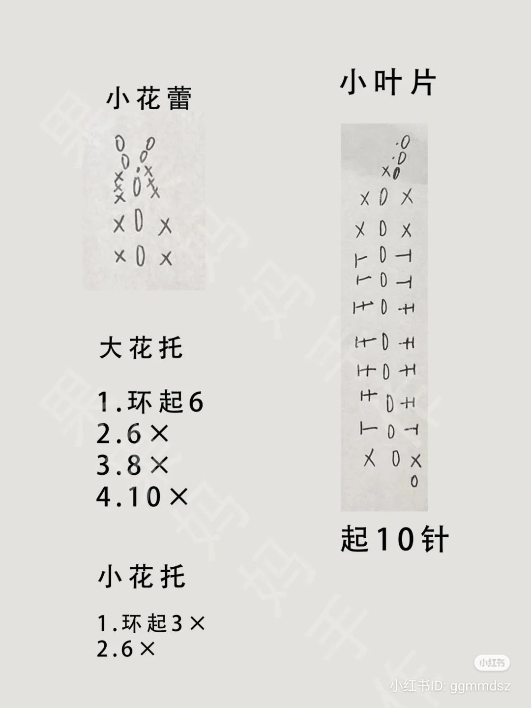 Crochet pattern for realistic maple leaves and seeds