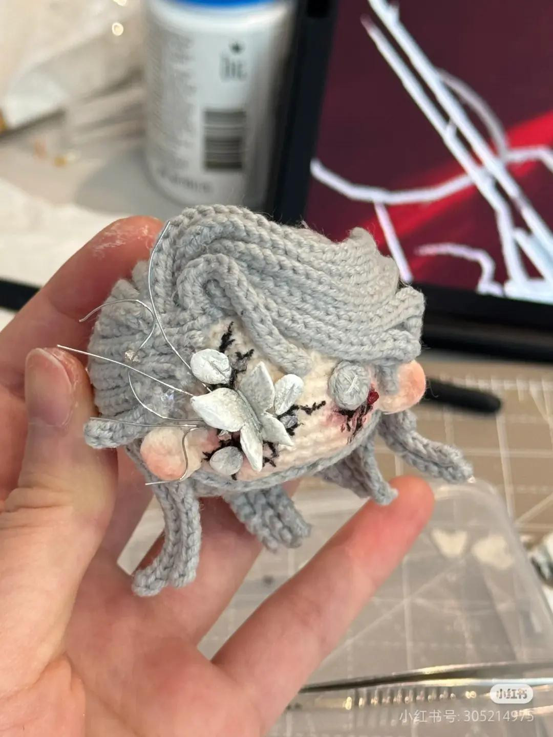 Crochet Pattern for Red Hood Soldier Doll Amigurumi