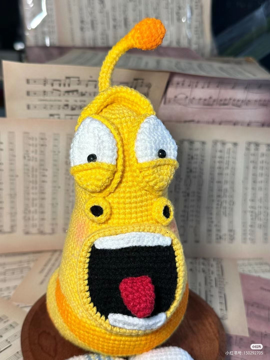 Crochet Pattern for Yellow Snot Bug Amigurumi Doll