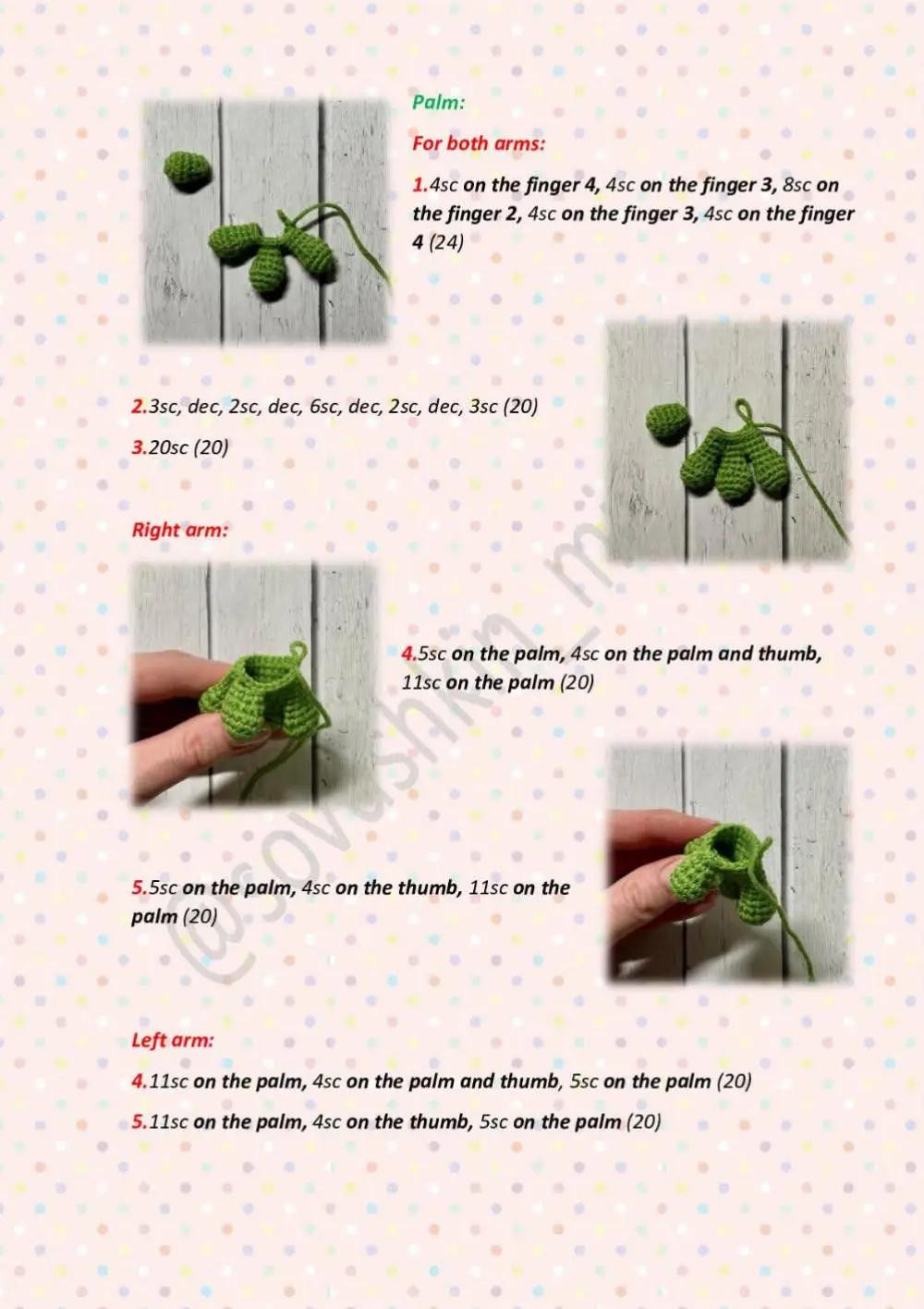 Crochet Pattern: Funny Green Frog Amigurumi Doll