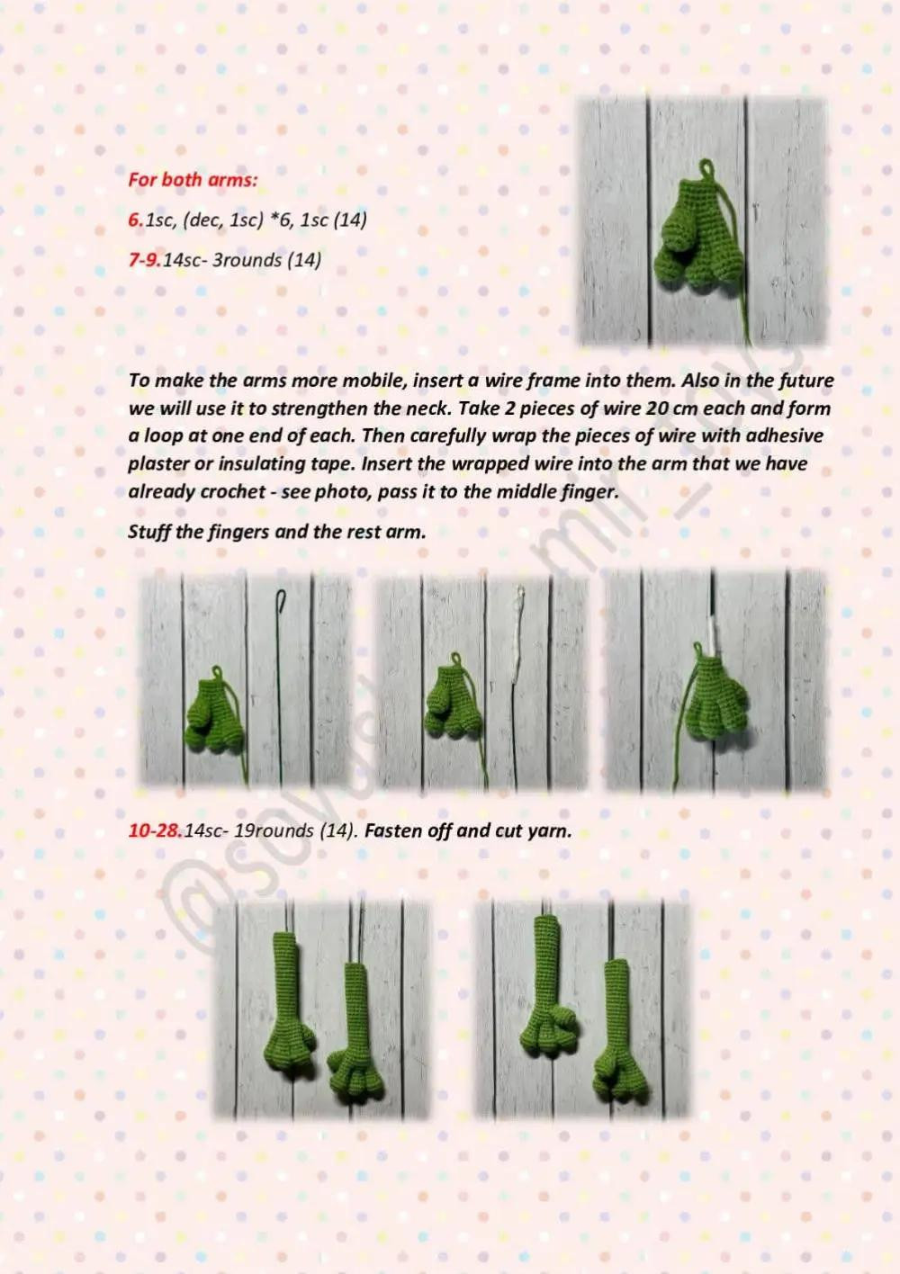 Crochet Pattern: Funny Green Frog Amigurumi Doll