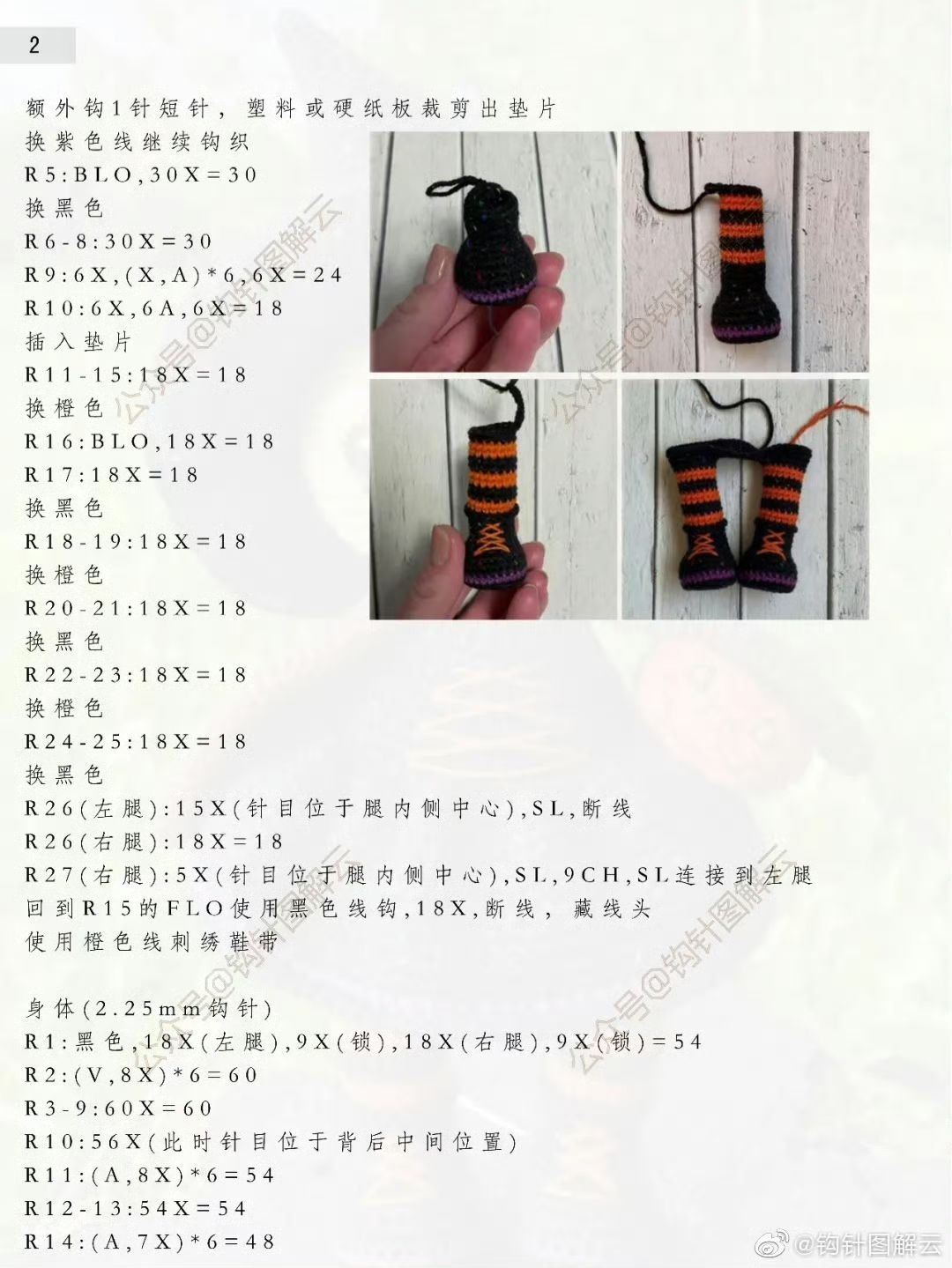 Crochet Pattern: Halloween Owl Witch Doll with Pumpkin Basket