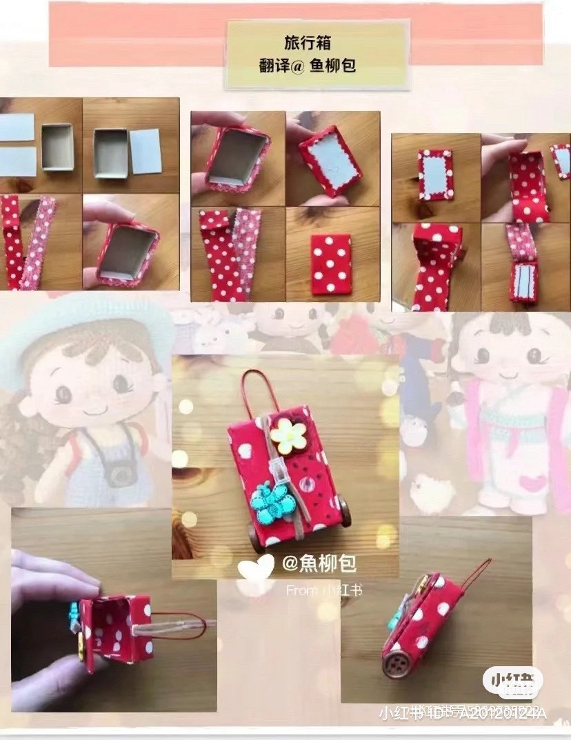 Crochet Pattern: Nellie Girl Amigurumi with Blue Hat and Red Backpack