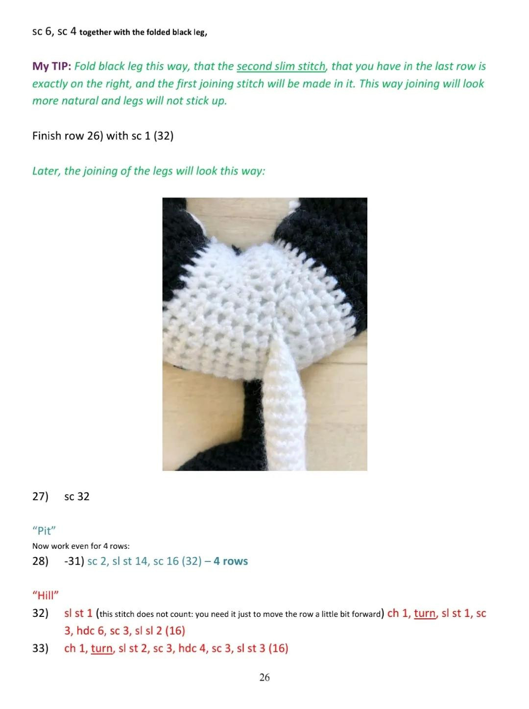 Crochet Pattern: Oblina Amigurumi Doll - Part 2 Final Steps