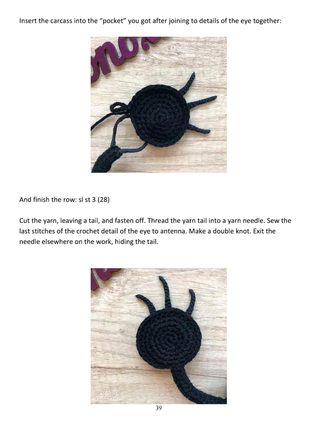 Crochet Pattern: Oblina Amigurumi Doll - Part 2 Final Steps