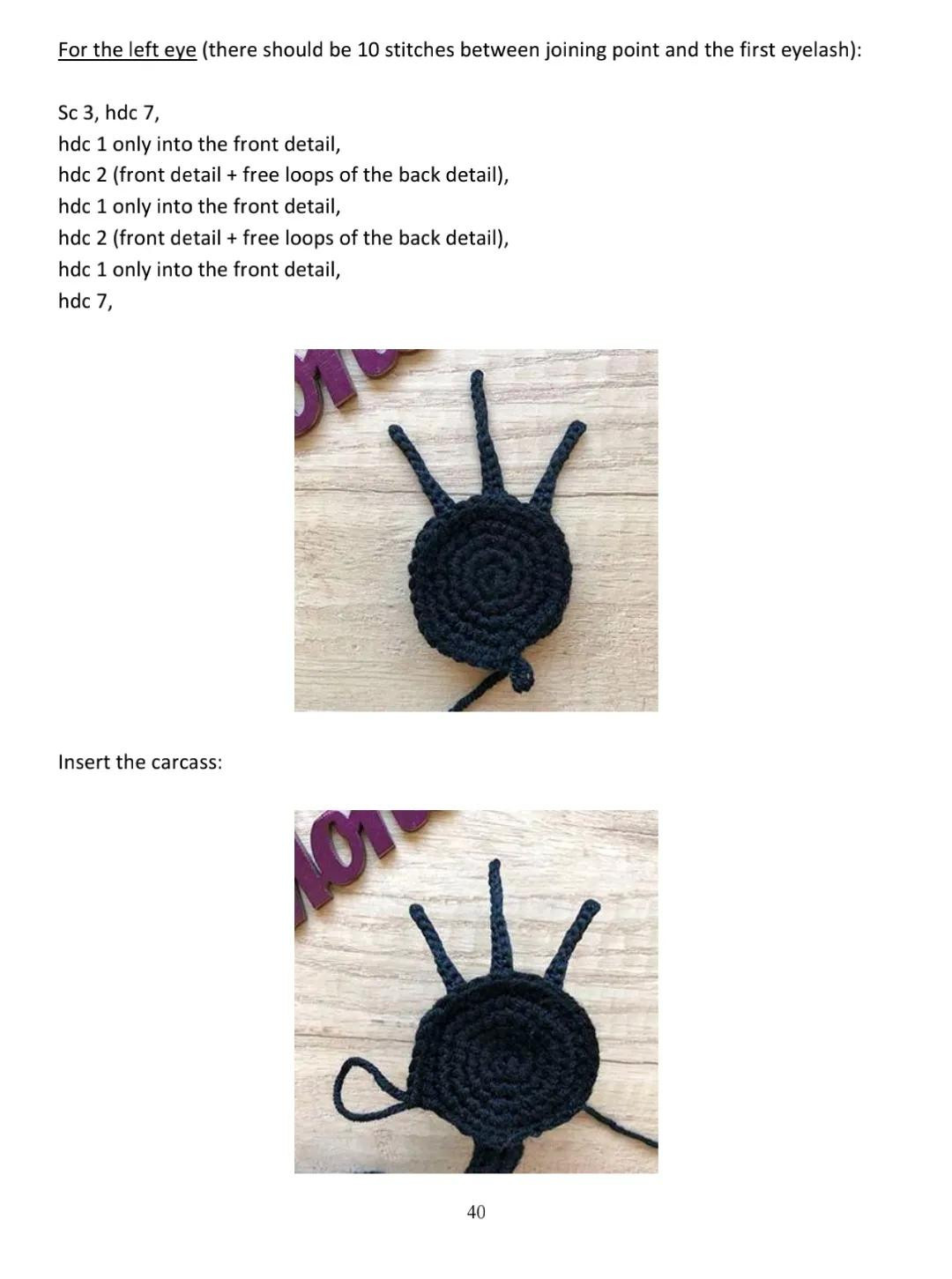 Crochet Pattern: Oblina Amigurumi Doll - Part 2 Final Steps