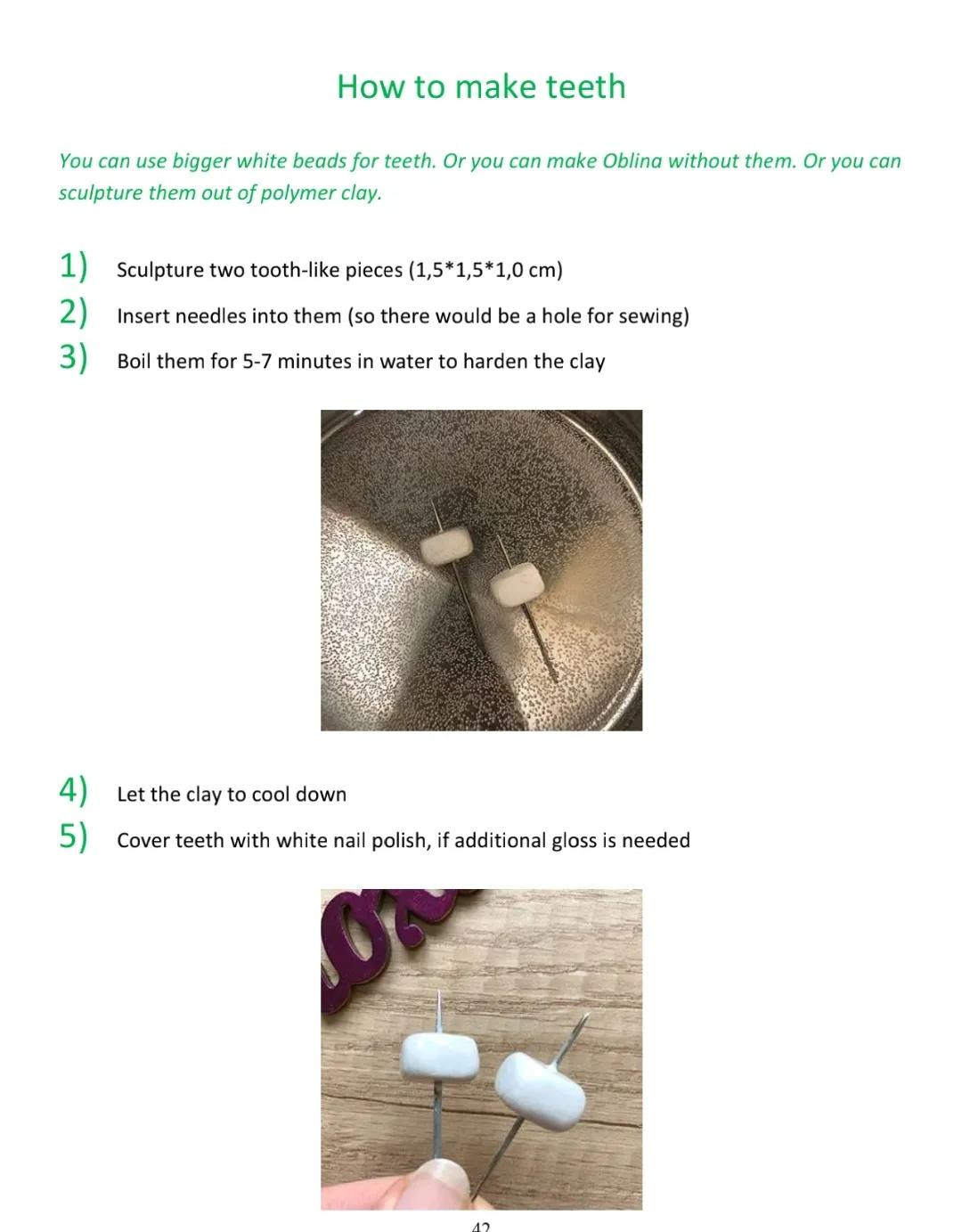 Crochet Pattern: Oblina Amigurumi Doll - Part 2 Final Steps